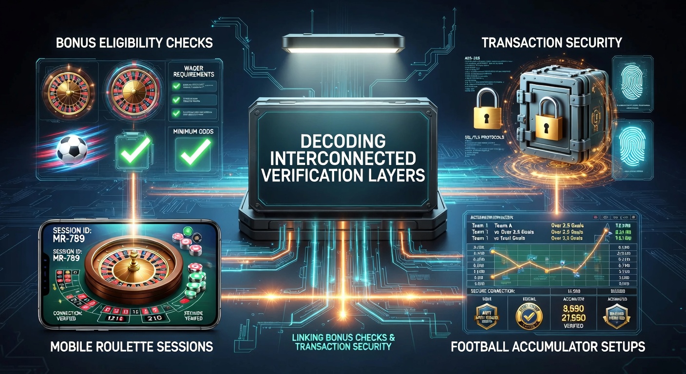 Diagram illustrating layered verification processes linking bonus eligibility to transaction security in mobile gambling platforms