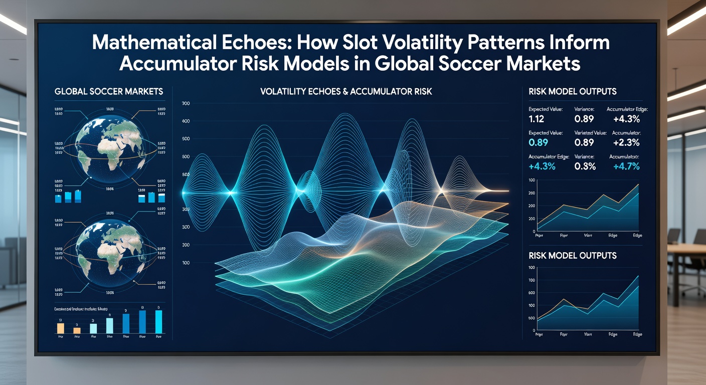 Infographic illustrating connections between reel symbol distributions in slots and multi-leg soccer bet probability trees