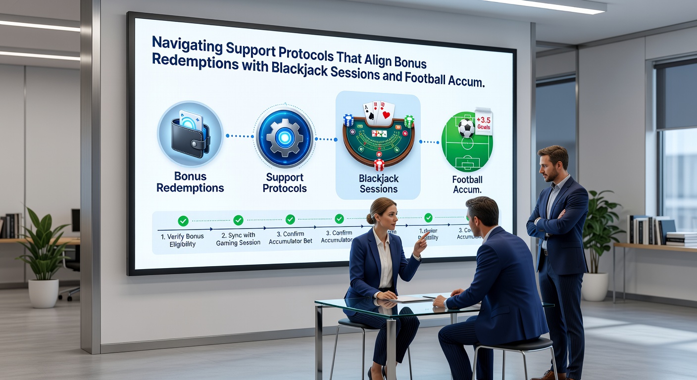Support agent dashboard displaying aligned bonus redemptions across blackjack and football accumulator mobile sessions