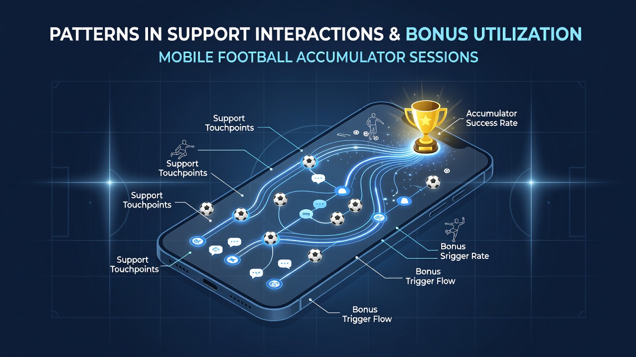 Mobile app interface showing football accumulator bets with active bonus indicators and chat support window open