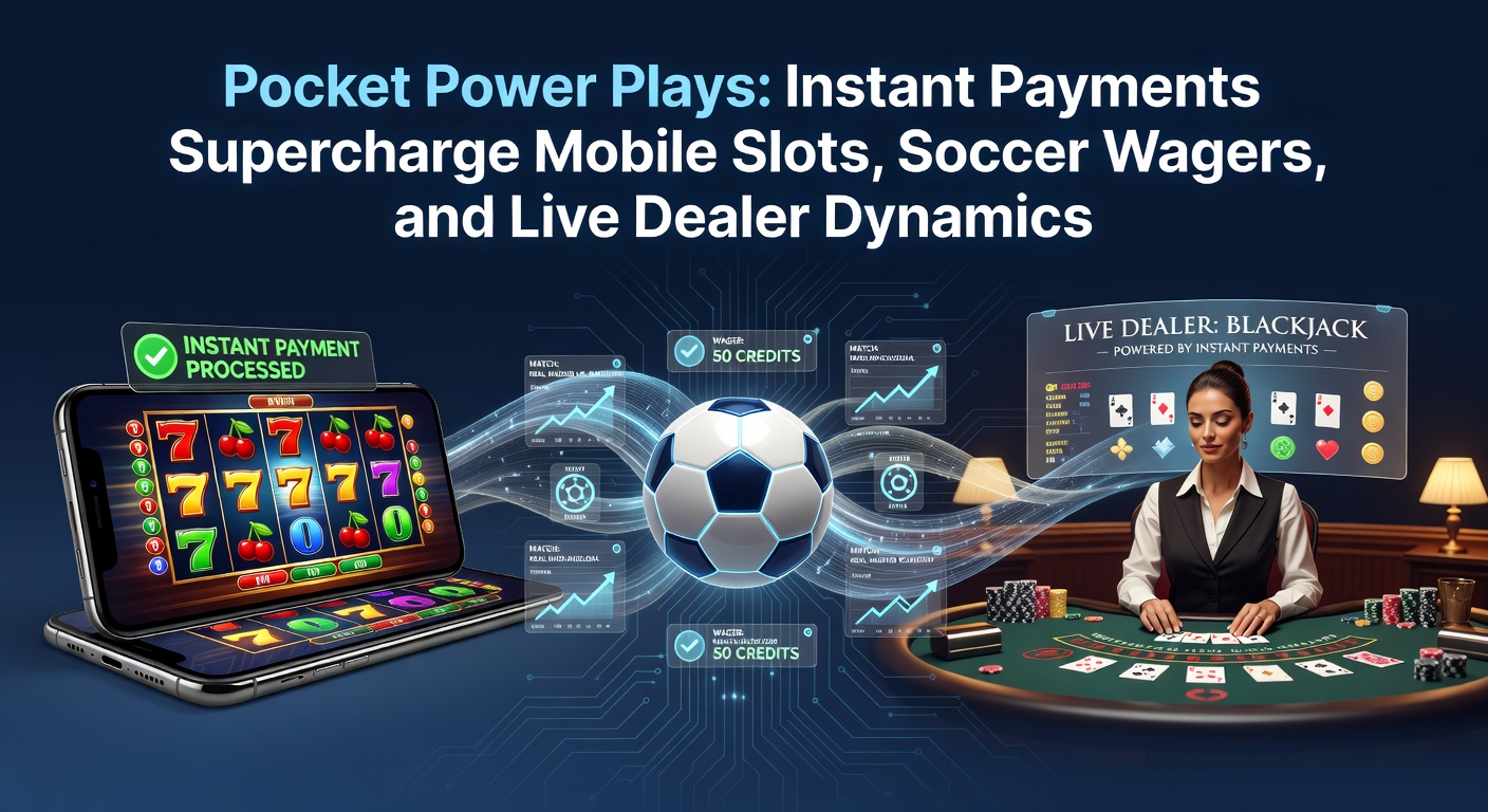 A vibrant mobile phone screen displaying a spinning slot machine with instant payment notifications popping up, symbolizing quick wins on the go
