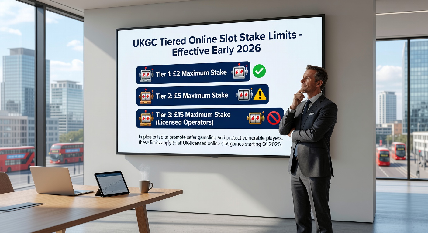 Graph showing declining gambling session lengths with stake limit icons and protective shields, illustrating UKGC reform impacts